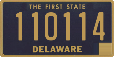 DE license plate 110114