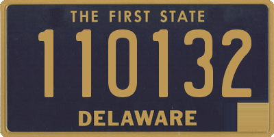 DE license plate 110132