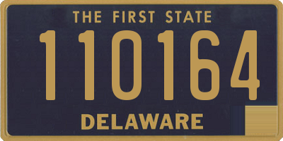 DE license plate 110164