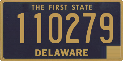 DE license plate 110279