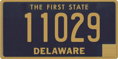 DE license plate 11029