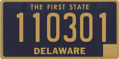 DE license plate 110301