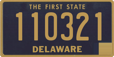 DE license plate 110321