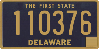 DE license plate 110376