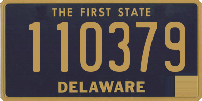 DE license plate 110379