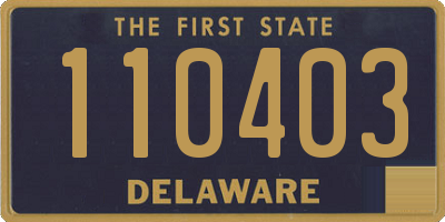 DE license plate 110403