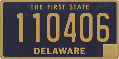 DE license plate 110406