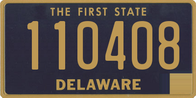 DE license plate 110408