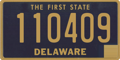 DE license plate 110409