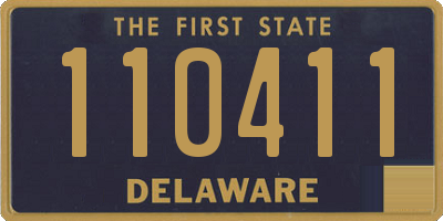 DE license plate 110411