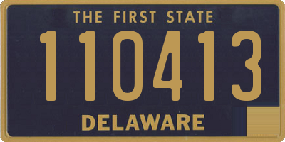 DE license plate 110413