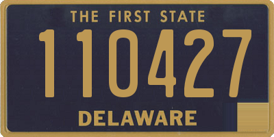 DE license plate 110427