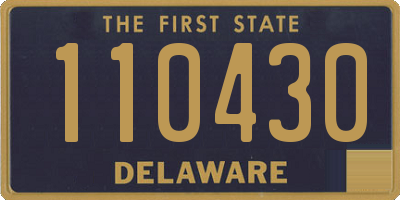 DE license plate 110430