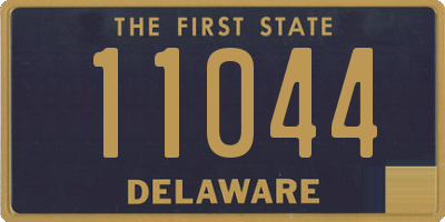 DE license plate 11044