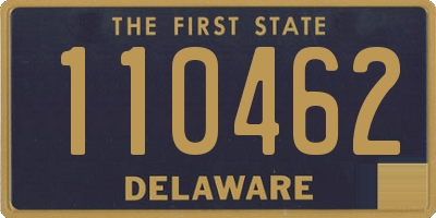 DE license plate 110462