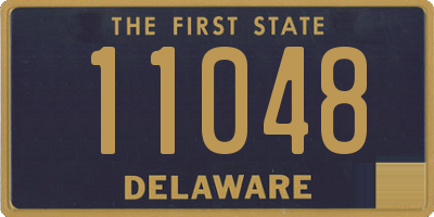 DE license plate 11048