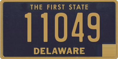 DE license plate 11049