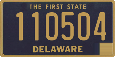 DE license plate 110504