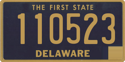 DE license plate 110523