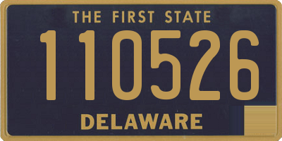 DE license plate 110526