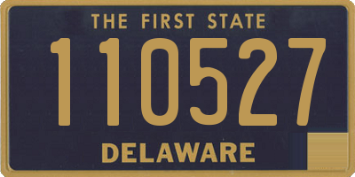 DE license plate 110527