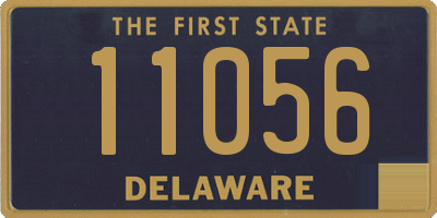 DE license plate 11056