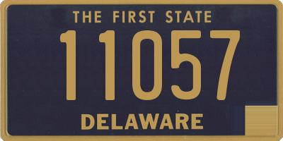 DE license plate 11057