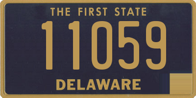 DE license plate 11059