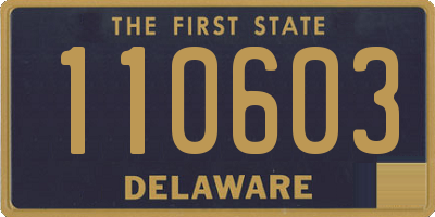 DE license plate 110603