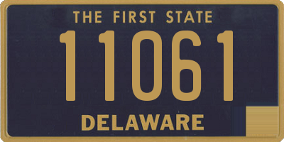 DE license plate 11061