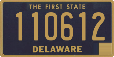 DE license plate 110612