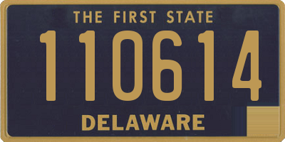 DE license plate 110614