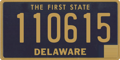 DE license plate 110615