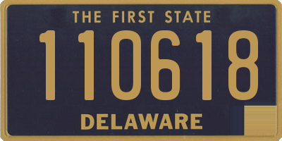 DE license plate 110618