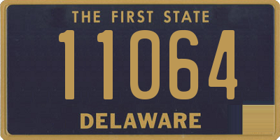 DE license plate 11064