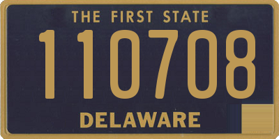 DE license plate 110708