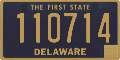 DE license plate 110714