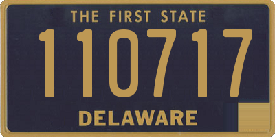 DE license plate 110717