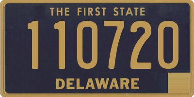 DE license plate 110720