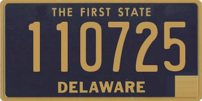 DE license plate 110725