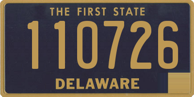 DE license plate 110726