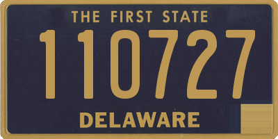 DE license plate 110727