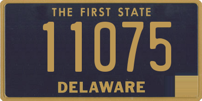 DE license plate 11075