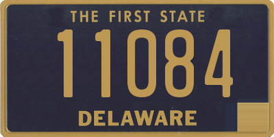 DE license plate 11084