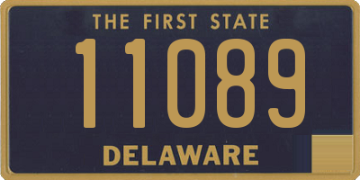 DE license plate 11089