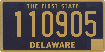 DE license plate 110905