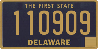 DE license plate 110909