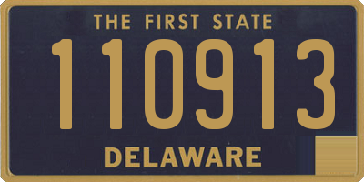 DE license plate 110913