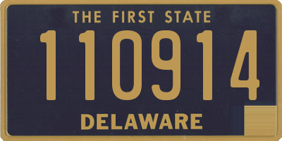 DE license plate 110914