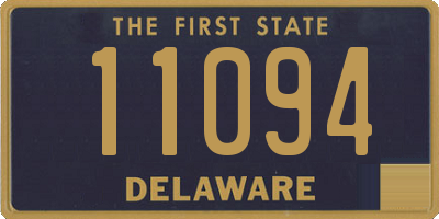 DE license plate 11094